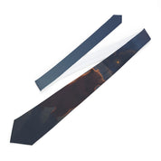 Night Forest Bear Illustration Tie Accessory