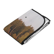 Scenic Forest Print Foldable Car Sunshade Accessory