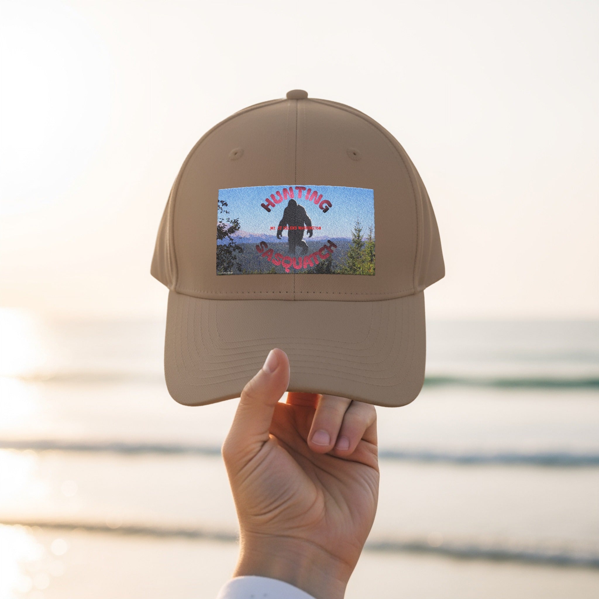 Hunting Sasquatch Design Embellished Adjustable Cap product
