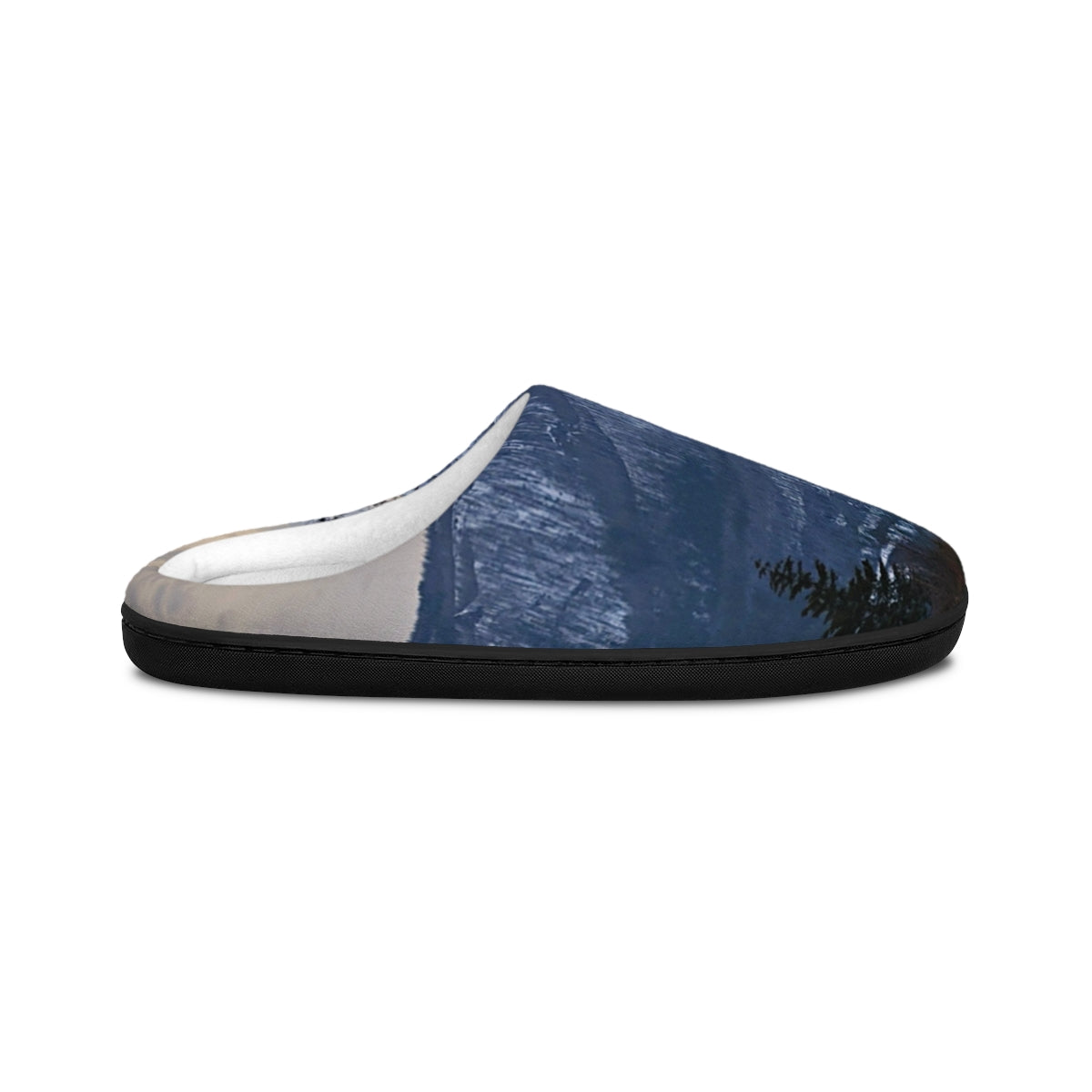 Tranquil Mountain Scene Comfort House Slippers