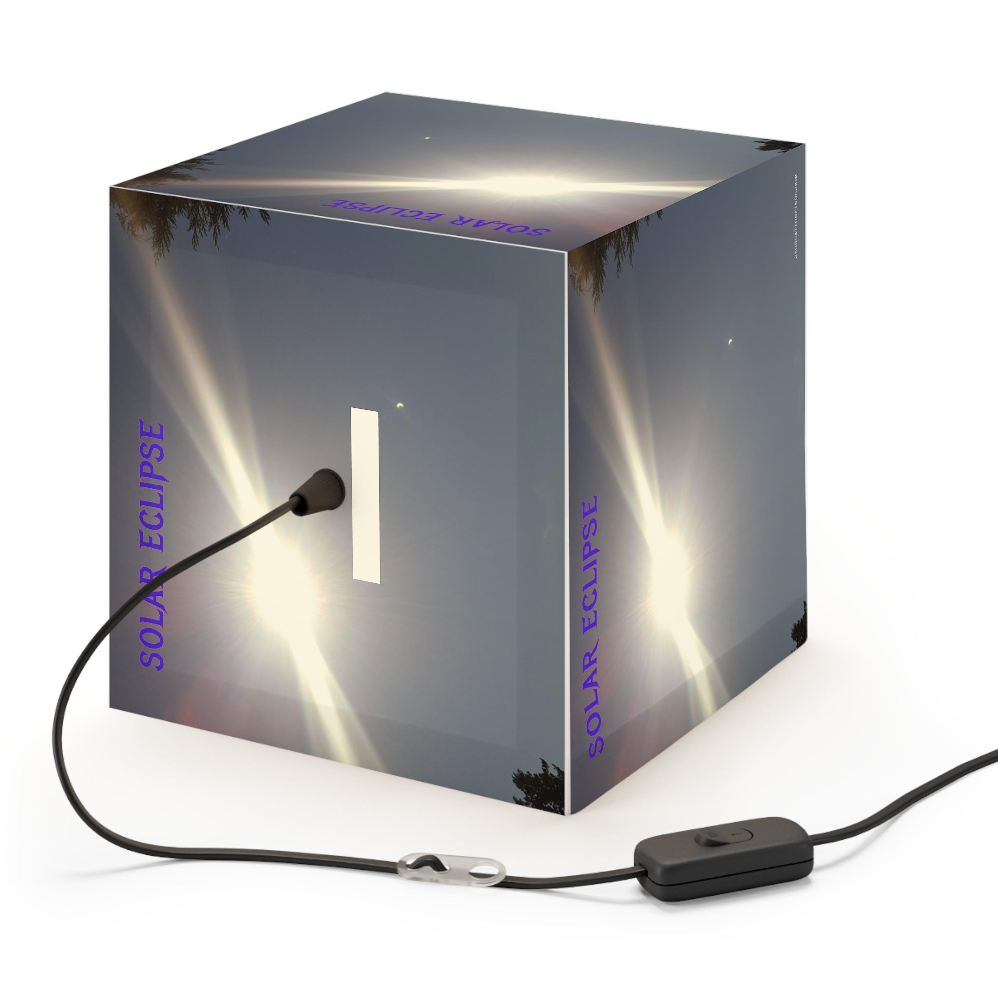 Solar Eclipse Illuminated Display Cube product type