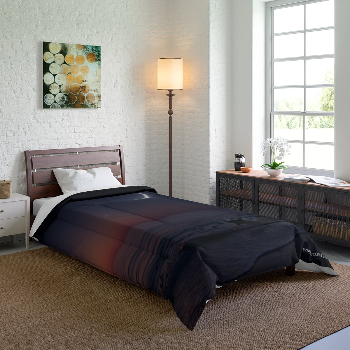 Stylish Modern Bedroom with Cozy Bedding product