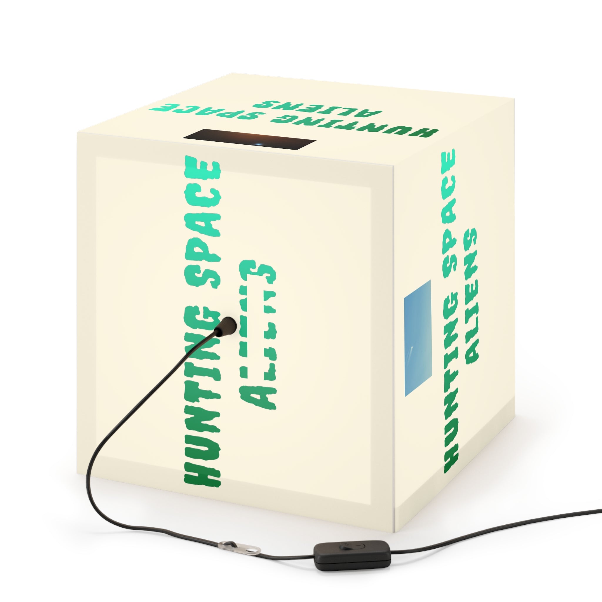 Hunting Space Aliens Light Box Table Lamp product type