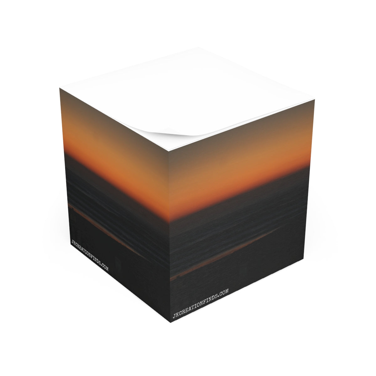 Beautiful Sunset Ocean Scene Design Sticky Note Pad