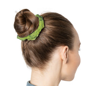 Stylish Green Hair Scrunchie for All Hairstyles
