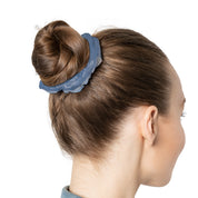 Stylish Blue Hair Bun Holder for All Hair Types