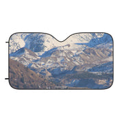 Mountain Landscape Print Car Sunshade Accessory