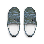 Cute Seal Swimming on Ocean Waves Printed Slippers