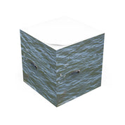 Sea Otter Floating in Rippling Water Square Sticky Notes