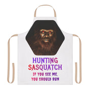 Hunting Sasquatch If You See Me You Should Run Apron