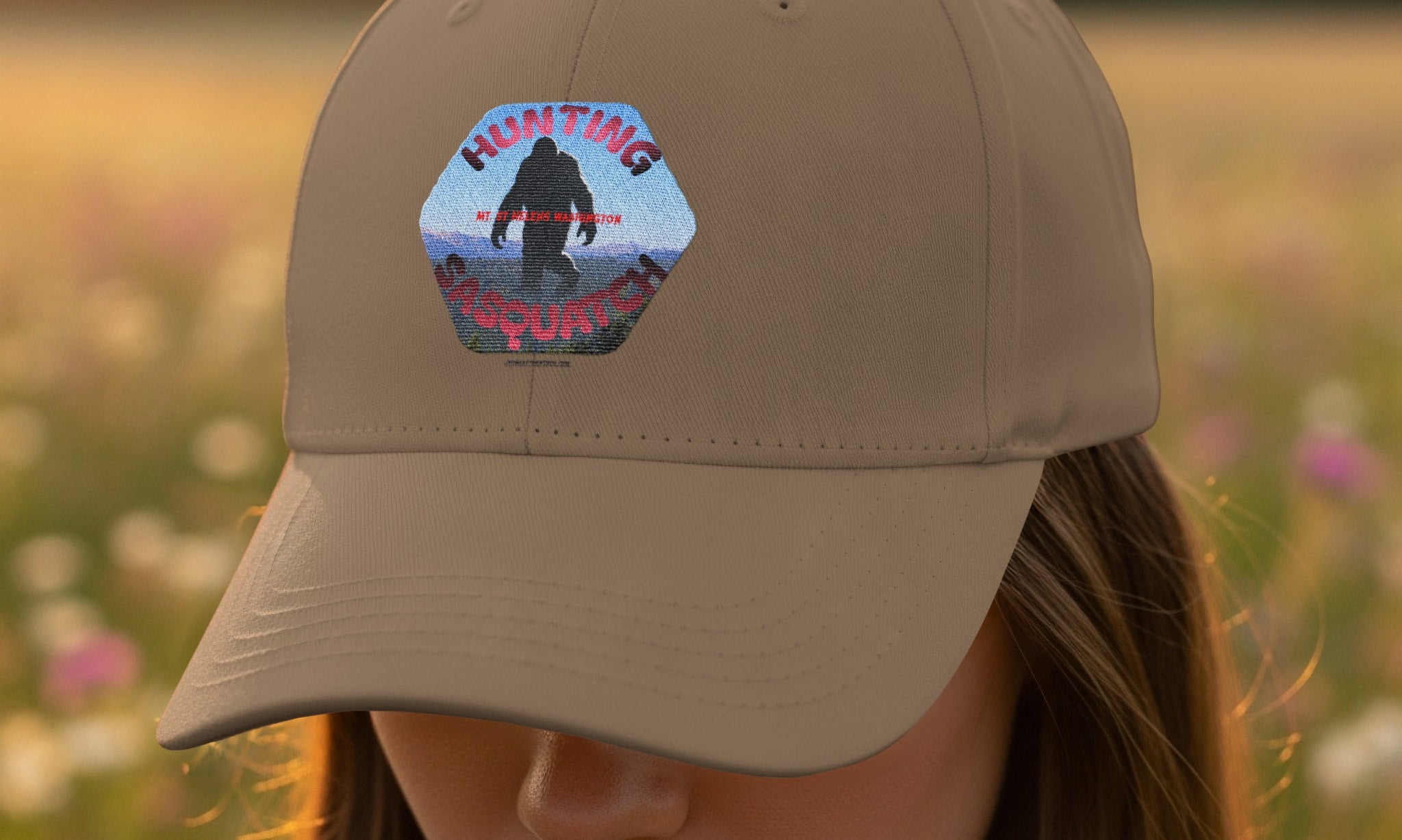 Hunting Sasquatch Embroidered Hat product type