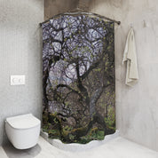 Enchanting Forest Scene Bathroom Shower Curtain
