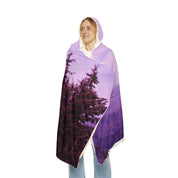 Cozy Lavender Forest Hooded Blanket for Ultimate Warmth