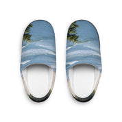 Waves and Trees Scenic Indoor Slippers