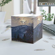 Scenic Mountain View in Evening Light Notepad