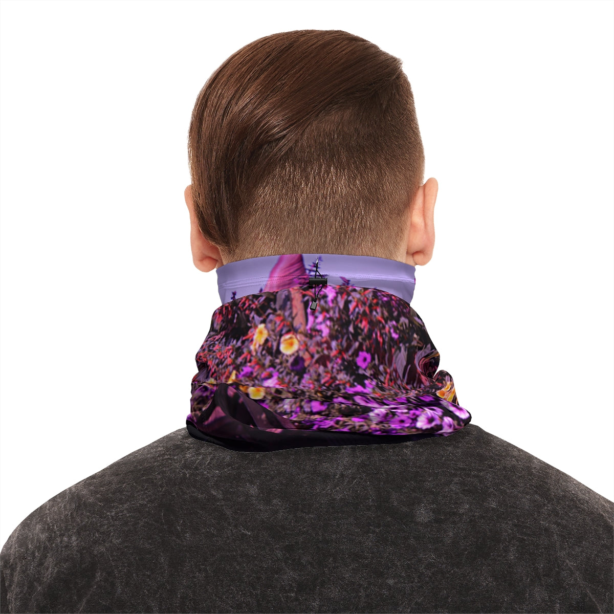 Vibrant Floral Neck Gaiter for Outdoor Activities Accessory