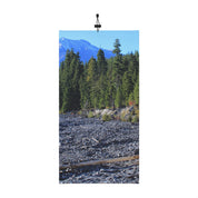 Beautiful Mountain and Forest Scene Hanging Tapestry