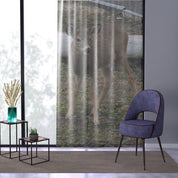 Deer in Forest Design Printed Curtain Elegant Decor