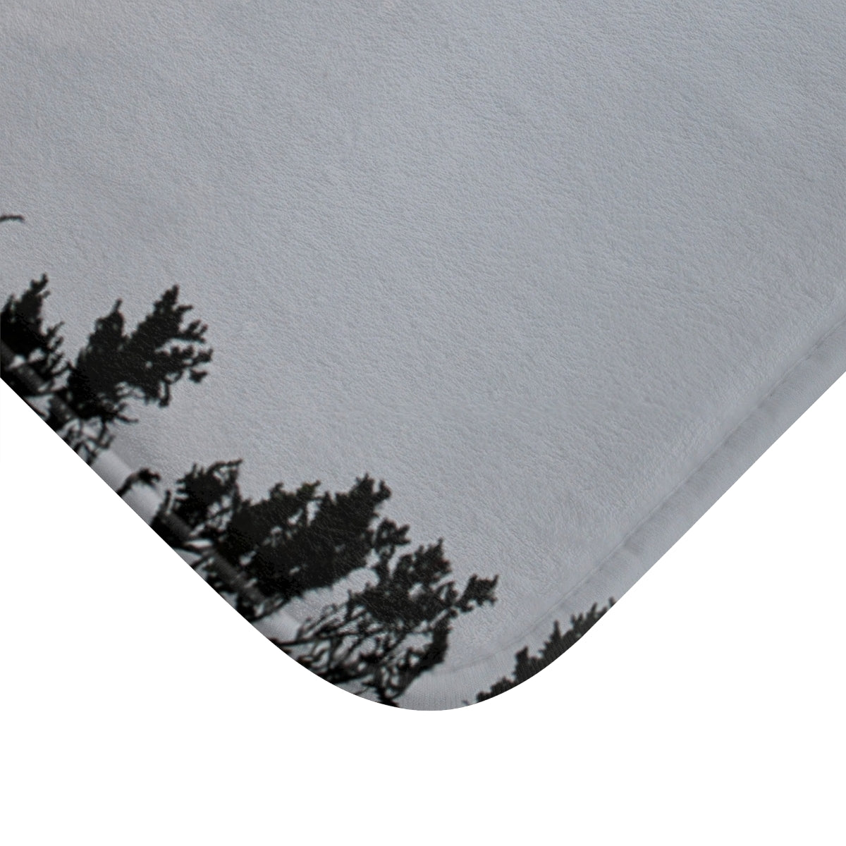 Soft Edge Tree Patterned Bath Mat