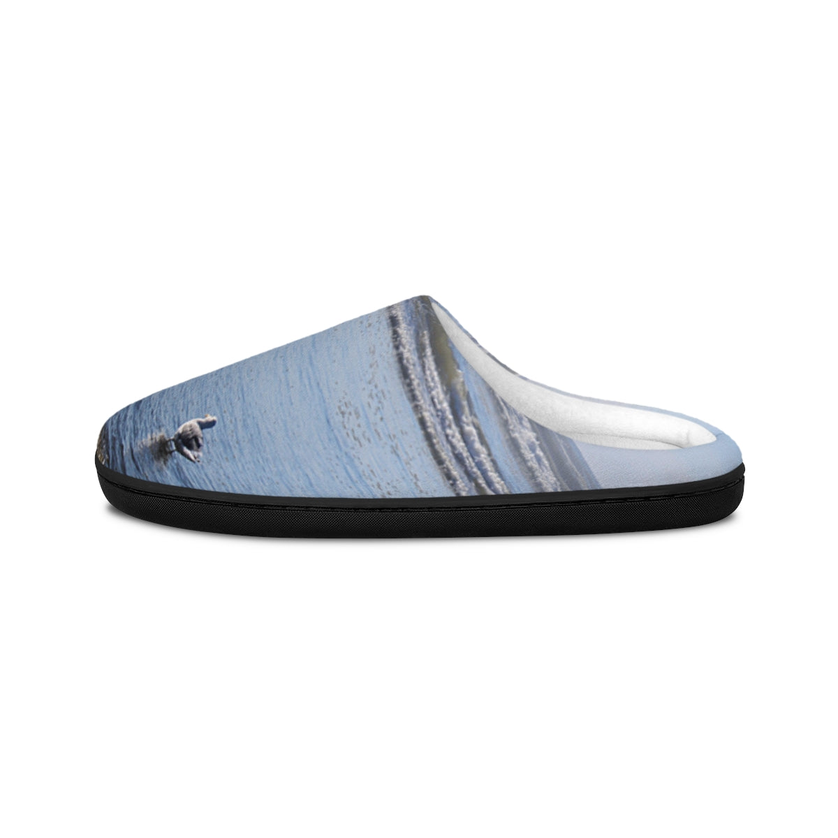 Coastal Blue Ocean Print Indoor Slippers Product