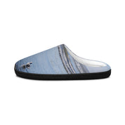 Coastal Blue Ocean Print Indoor Slippers Product