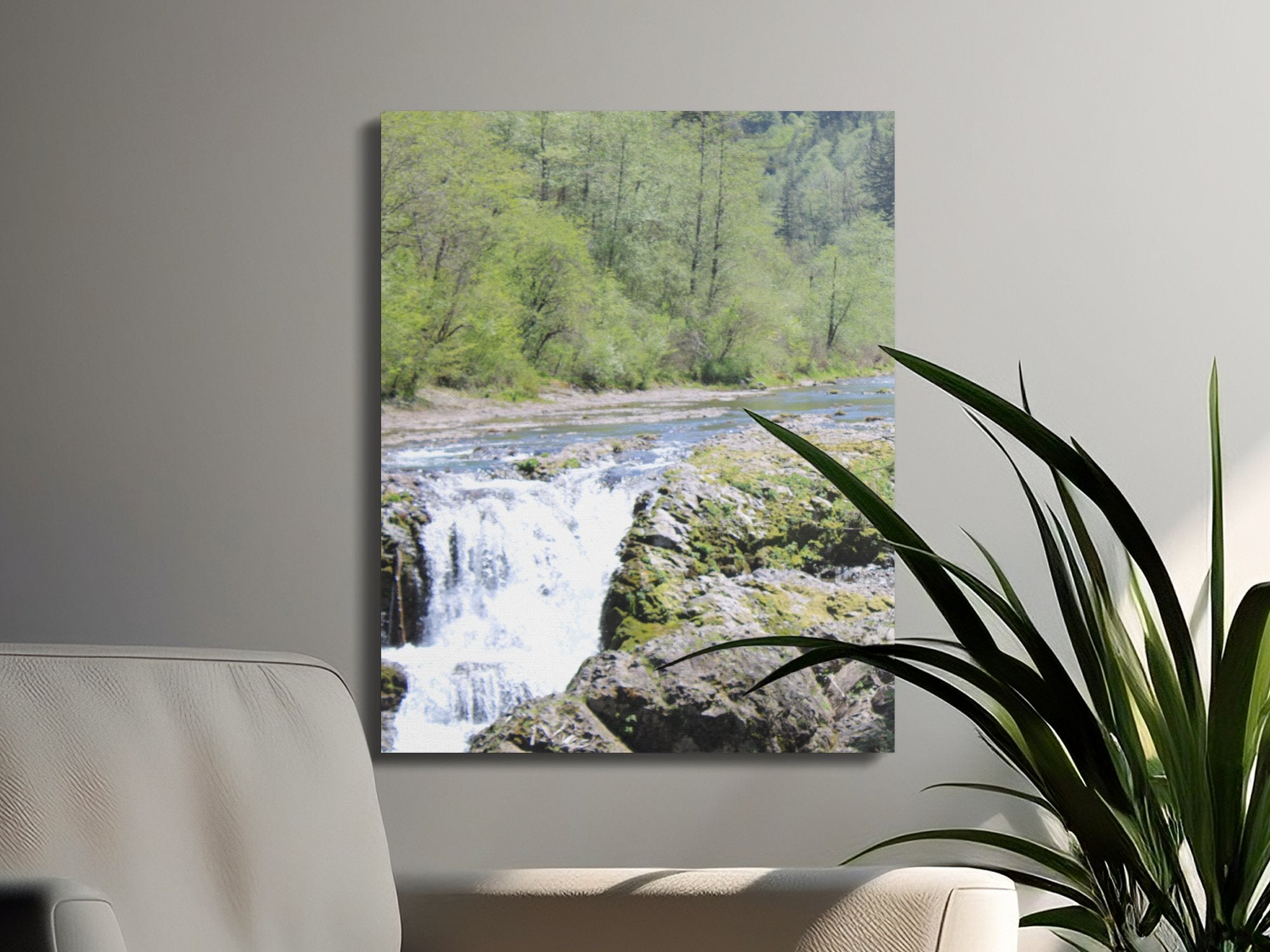 Beautiful Nature Scenic Waterfall Wall Art product