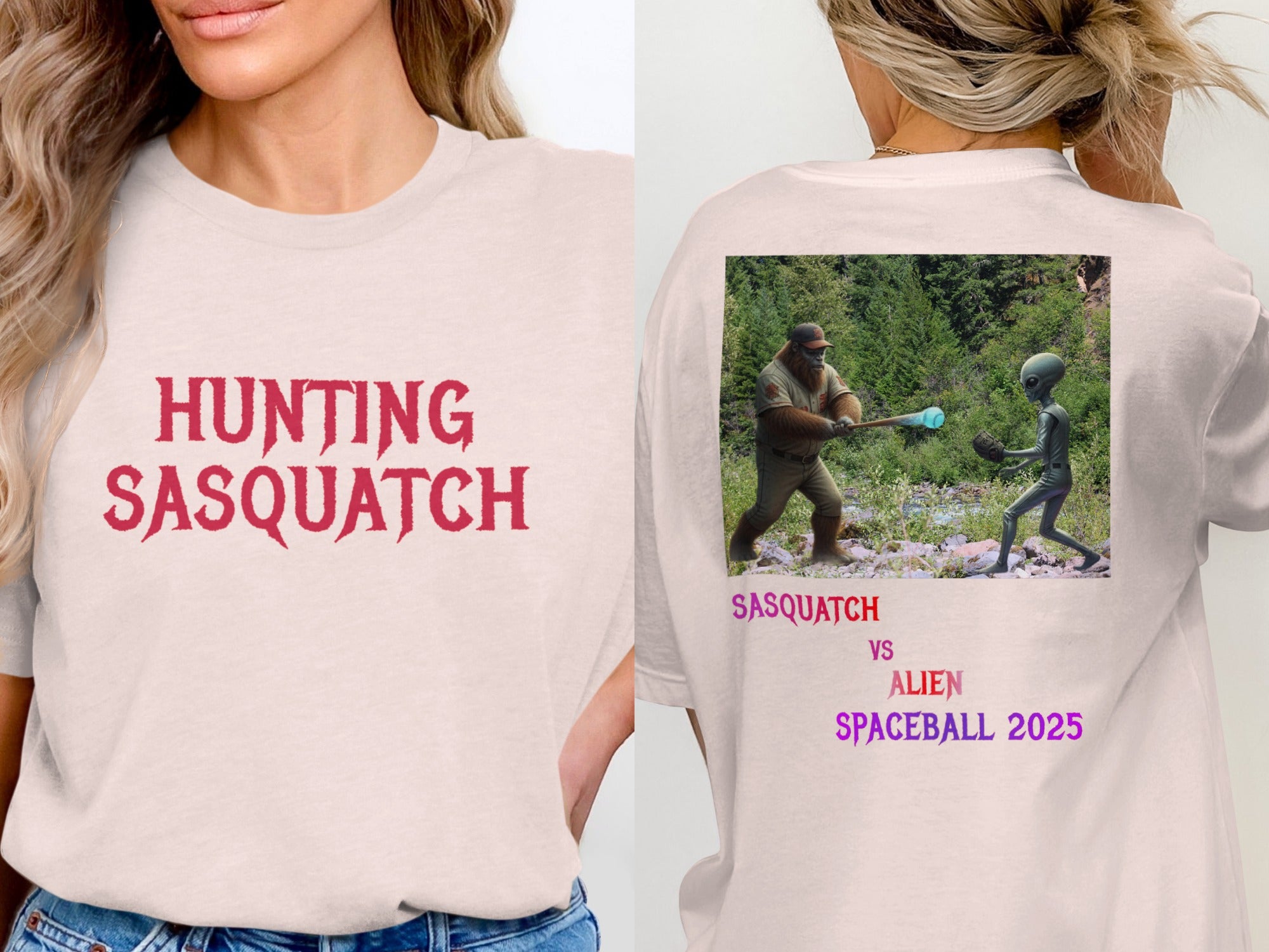 Hunting Sasquatch Spaceball 2025 T-Shirt