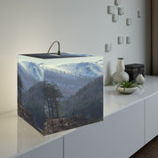 Winter Peaks Forest Scenery Illuminated Cube Light product type