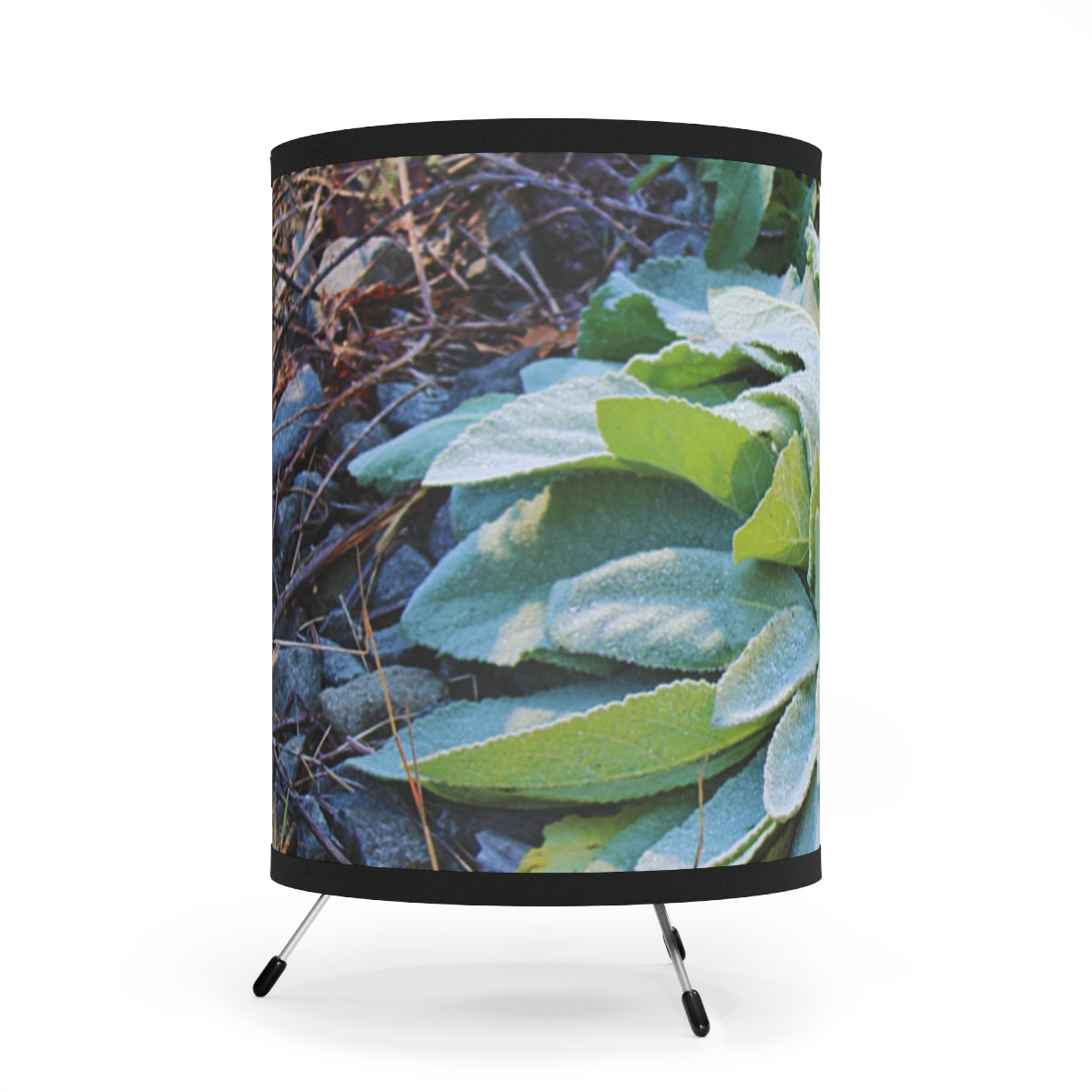 Frost Covered Leaves Artistic Lamp Product
