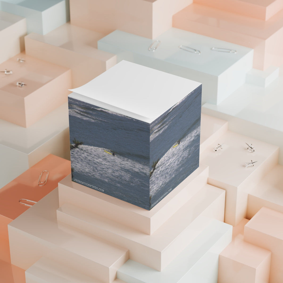 Scenic Ocean Waves Design Decorative Box Toy