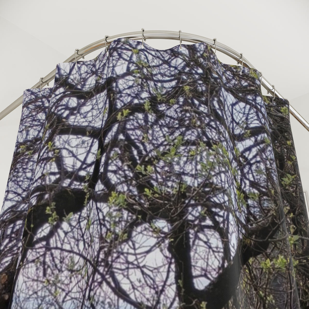 Branches with Budding Leaves Shower Curtain Product