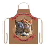 Friendship Is Forever Cats Design Apron Product