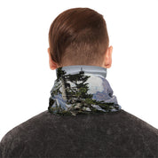 Scenic Mountain View Neck Gaiter Winter Sports Accessory