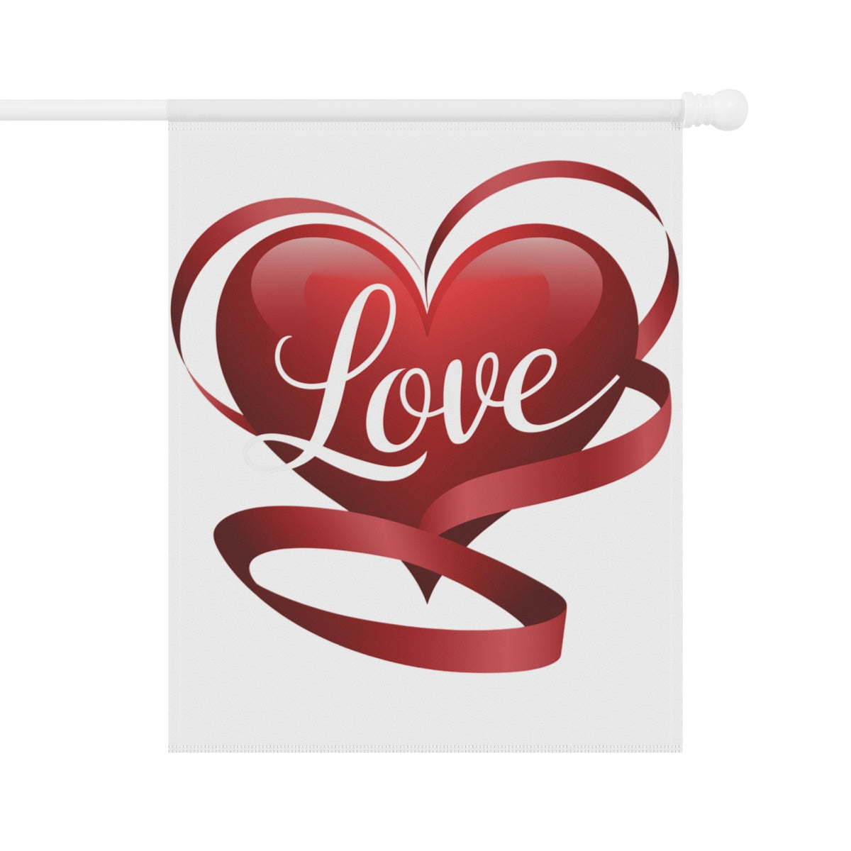 Romantic Love Heart Design Home Decor Banner