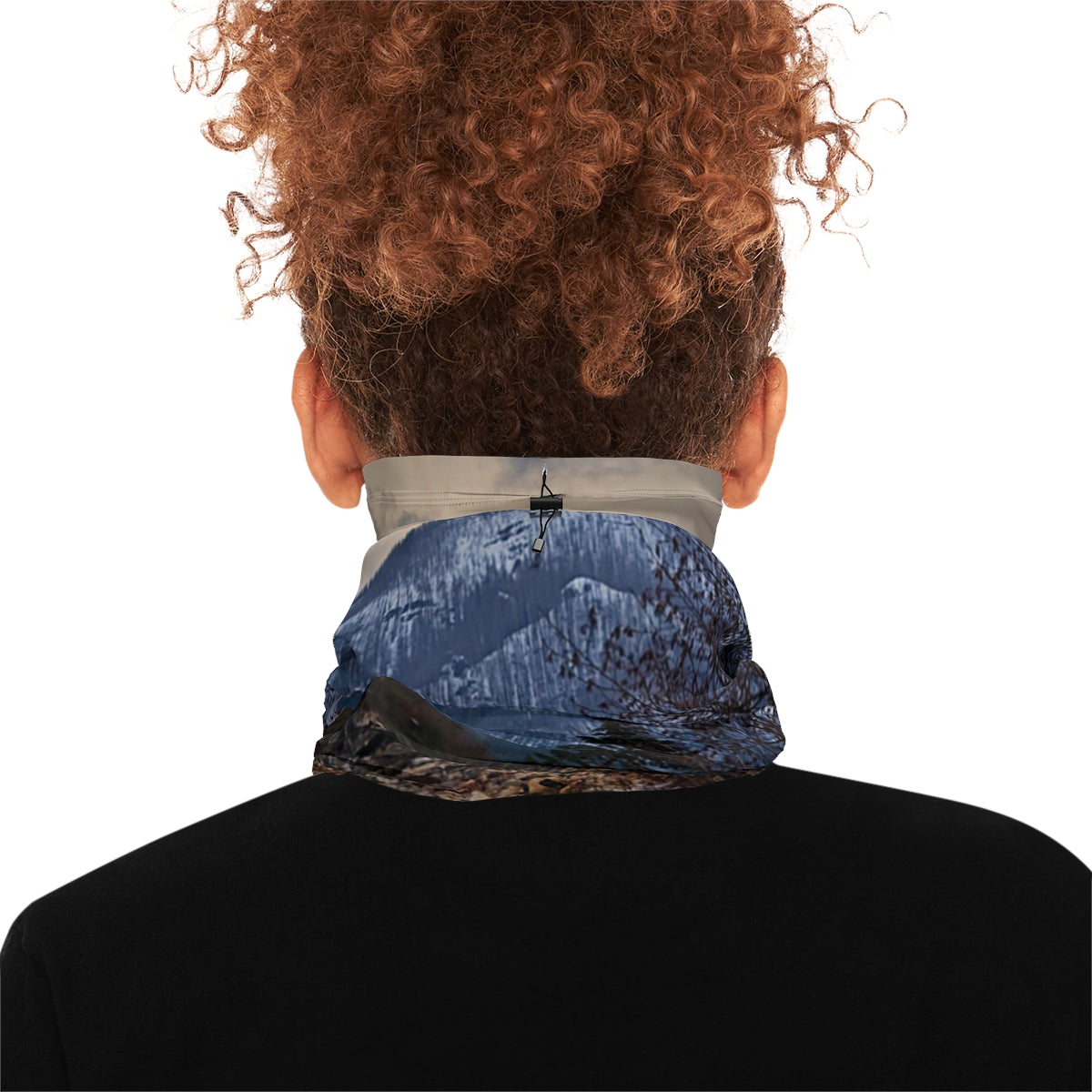 Scenic Mountain and Lake Design Neck Gaiter Product
