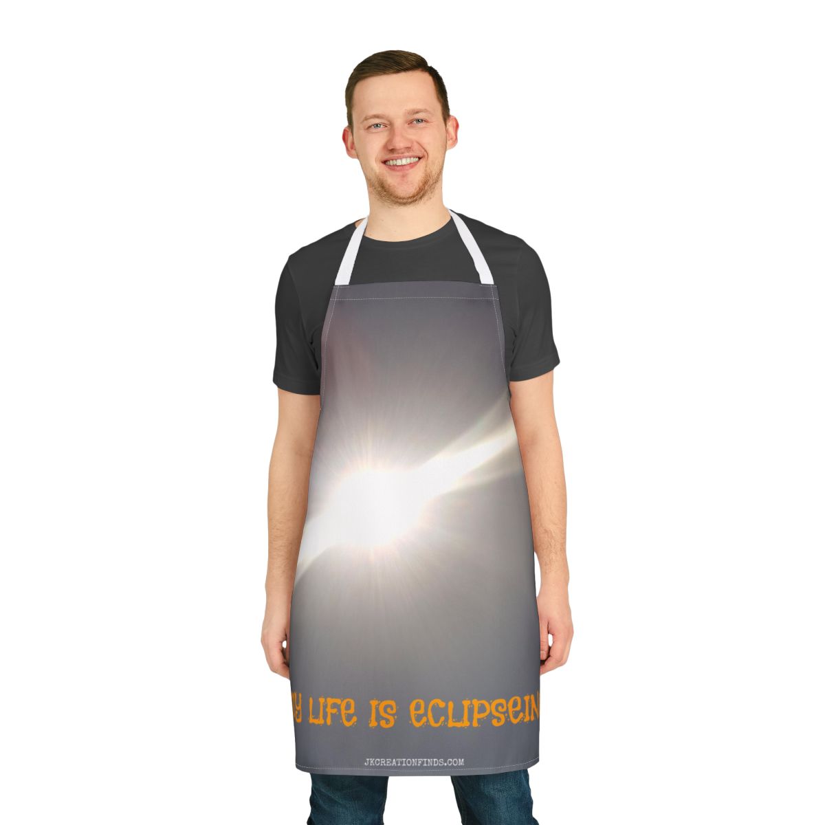 Eclipse Design Apron with Fun Slogan for Kitchen Use