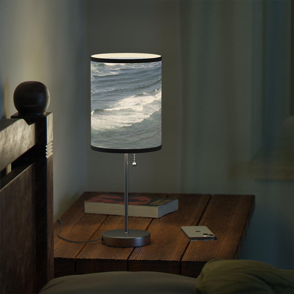 Stylish Beach Waves Design Table Lamp Product