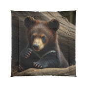 Adorable Baby Bear Print Throw Blanket